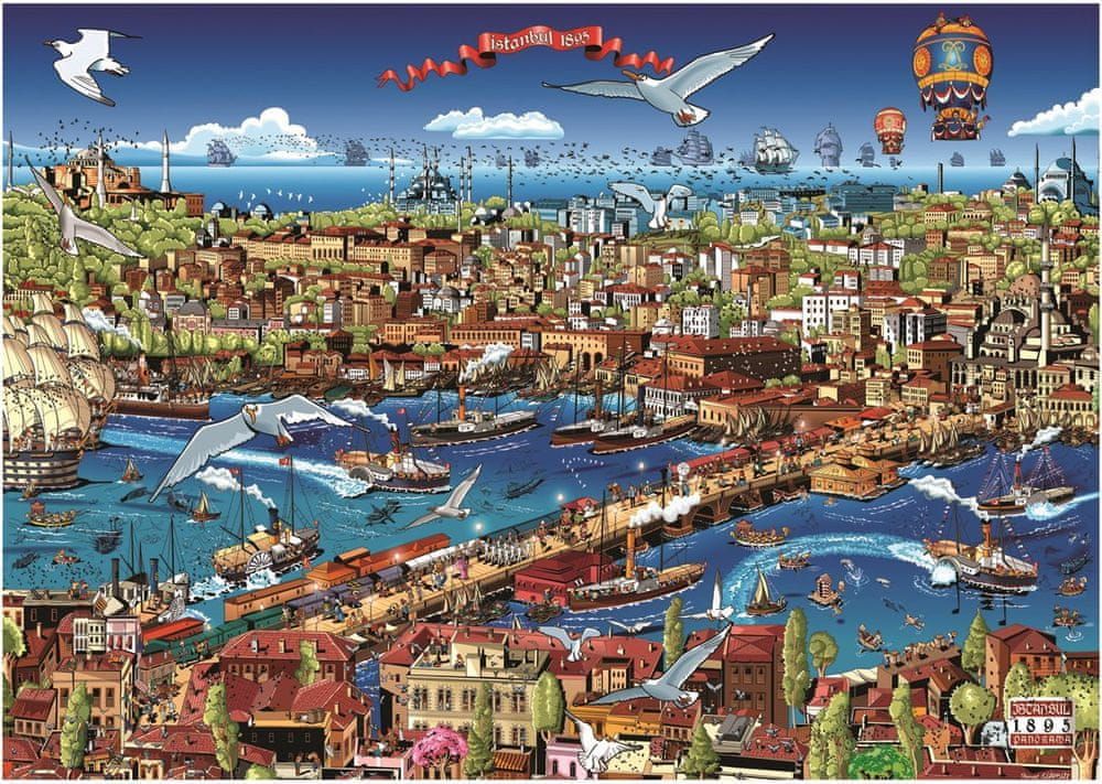 AnaTolian Puzzle Istanbul 1895, 3000 dílků - obrázek 1