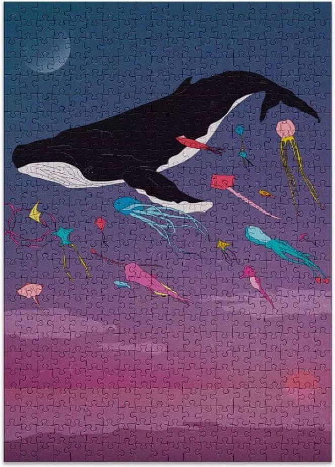 CLOUDBERRIES Puzzle Whale 500 dílků - obrázek 1