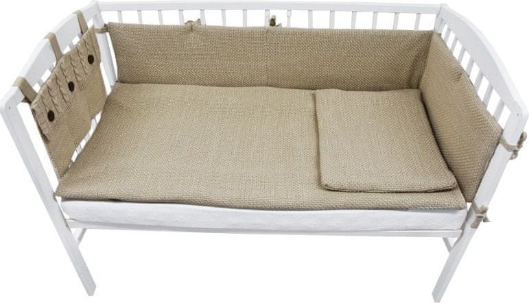 EKO Pletený set do dětské postýlky - obrázek 1