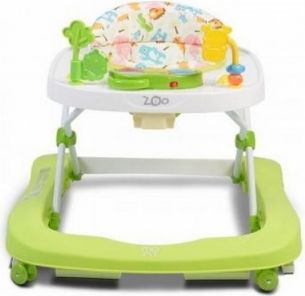 Cangaroo Dětské chodítko 2v1 Zoo - zelené