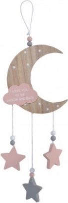 Cangaroo Závěsná dekorace do dětského pokoje, Měsíc a hvězdičky