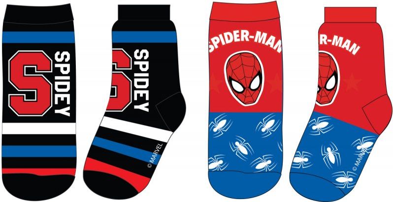 E plus M · Dětské / chlapecké ponožky Spiderman - MARVEL (2 páry) EU 27 - 30 - obrázek 1