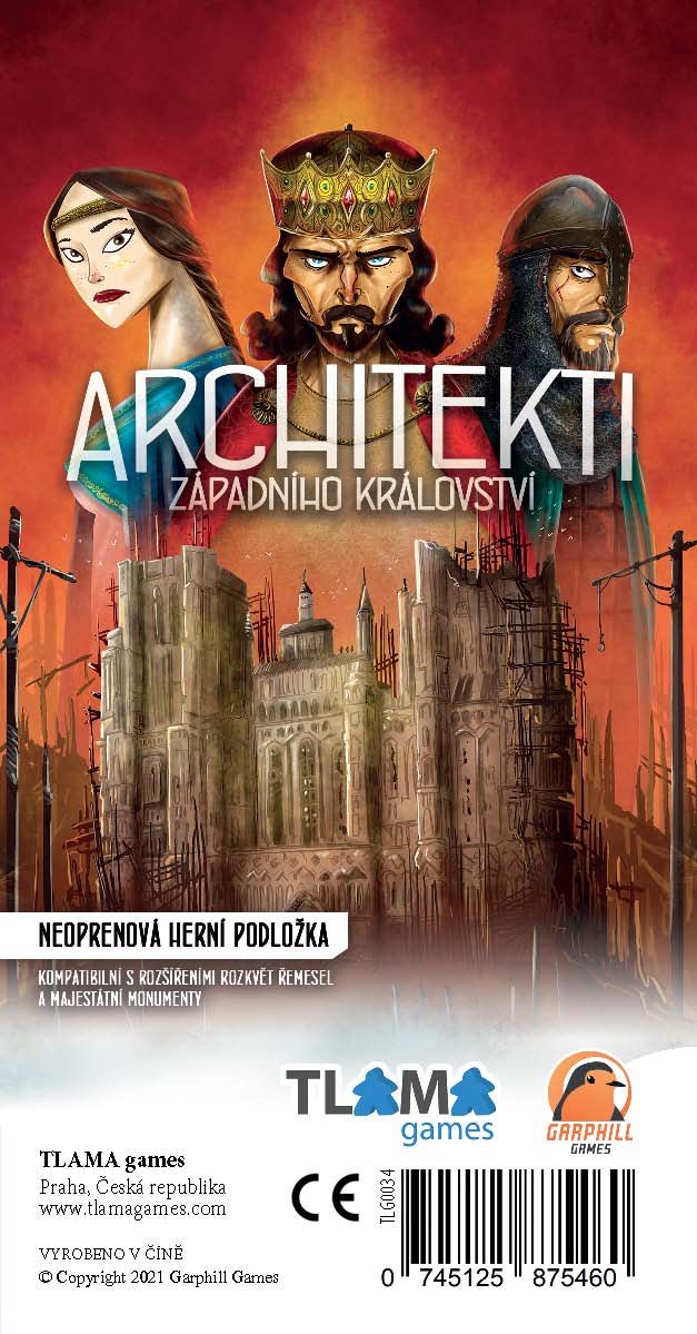 TLAMA games Architekti Západního království: Neoprenová podložka - obrázek 2