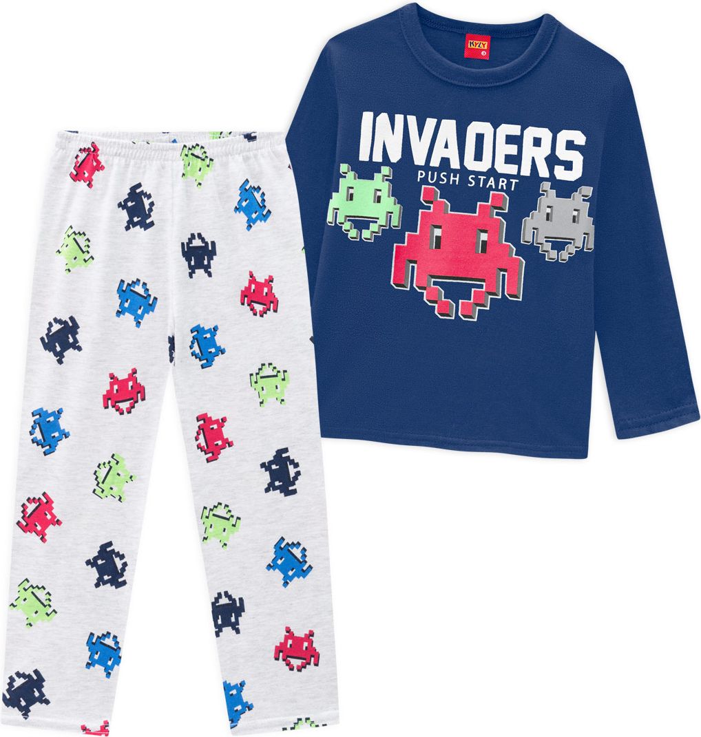 Chlapecké pyžamo KYLY INVADERS modré Velikost: 98 - obrázek 1