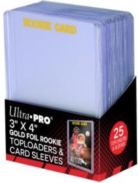 UltraPro Toploader Ultra Pro 3x4 Rookie Toploaders and Card Sleeves - 25 ks - obrázek 1