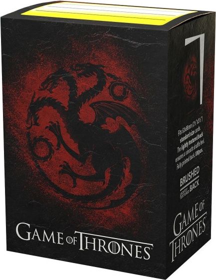 Dragon Shield Obaly na karty Dragon Shield Brushed Sleeves - Game of Thrones - House Targaryen - obrázek 1