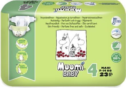 MUUMI BABY 4 Maxi (7-14 kg) 23 ks - obrázek 1