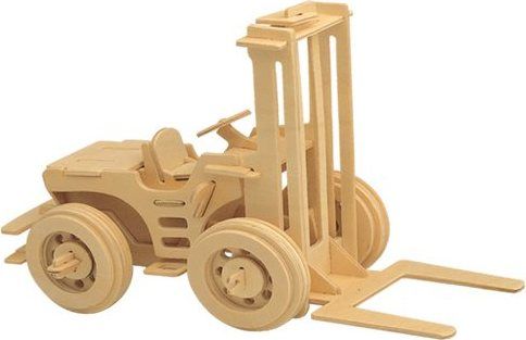 WOODEN TOY / WCK WOODEN TOY , WCK 3D puzzle Vysokozdvižný vozík - obrázek 1