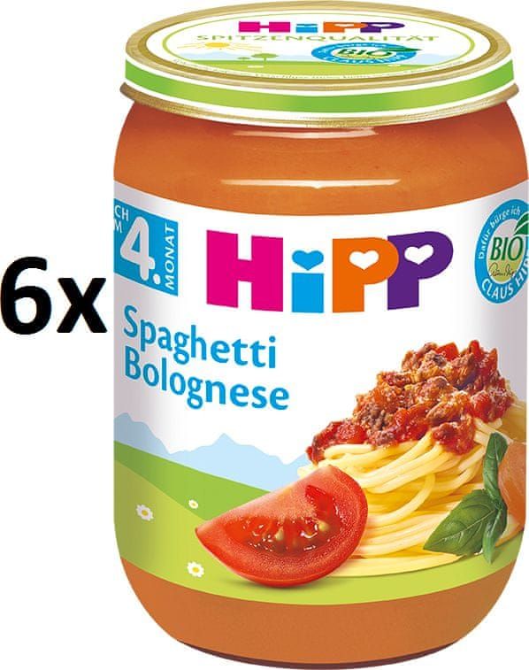 HiPP BIO Špagety v boloňské omáčce - 6 x 190g - obrázek 1