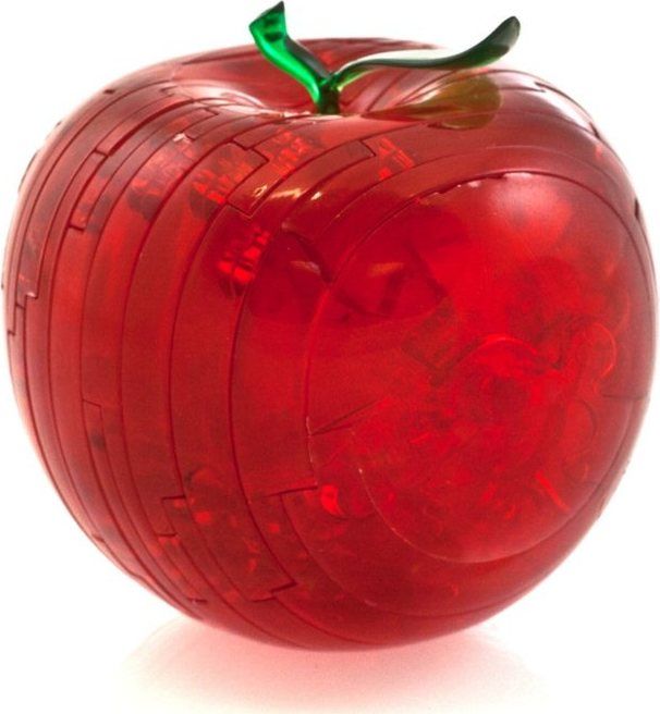 HCM KINZEL 3D Crystal puzzle Jablko červené 44 dílků - obrázek 1
