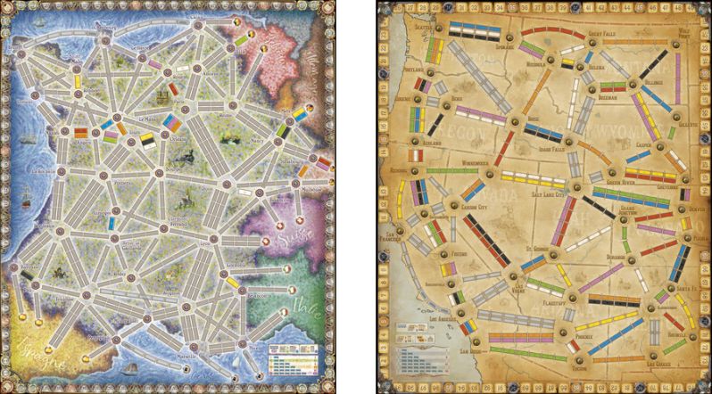 Days of Wonder Ticket to Ride - France & Old West: Map Collection 6 - obrázek 4