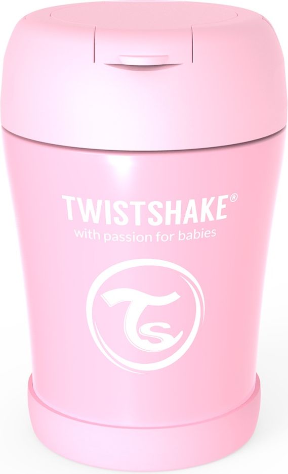Twistshake Termoska na jídlo Pastelově růžová - obrázek 1