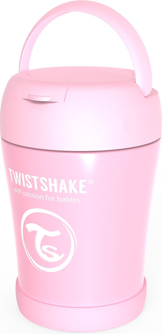 Twistshake Termoska na jídlo Pastelově růžová - obrázek 2