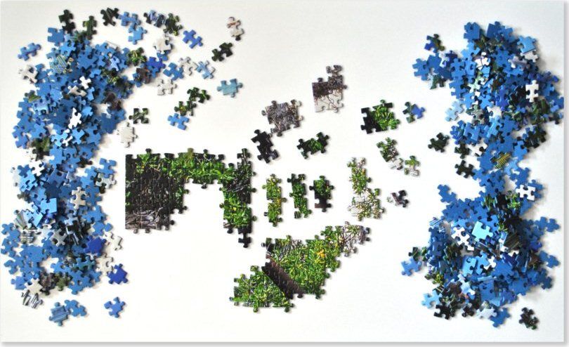 MDF deska na puzzle 47x33 cm bez úchytů - obrázek 3