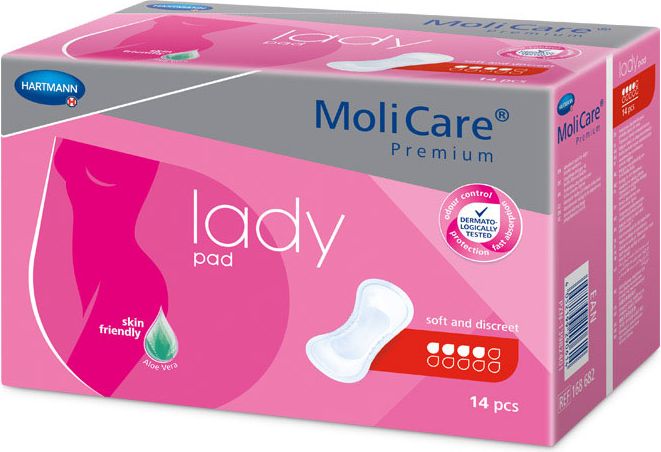 MoliCare Lady dámské inkontinenční vložky, 4 kapky 14 ks - obrázek 1
