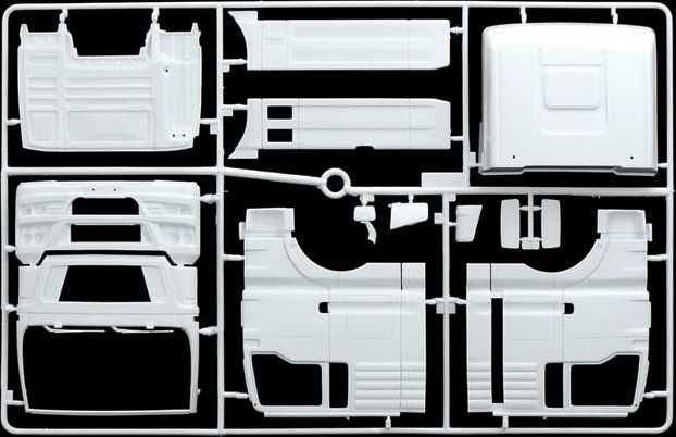 ITALERI Model Kit truck 3921 - MAN TGX XXL “WOLF TRANSPORTE” (1:24) - obrázek 3