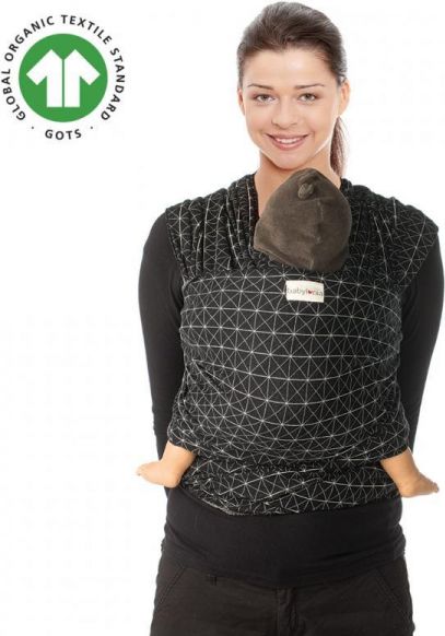Babylonia TRICOT-SLEN Design šátek na nošení dětí col. 608 black diamond - obrázek 1