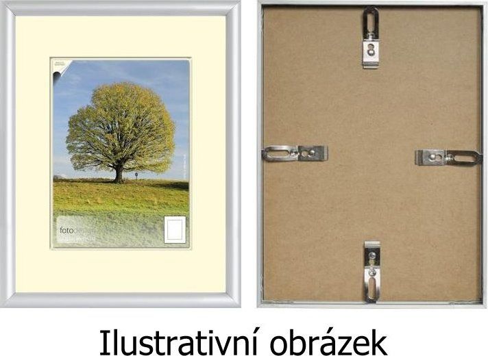 BFHM Plastový rám 29,7x21cm A4 - stříbrný - obrázek 3