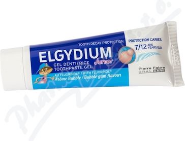ELGYDIUM Junior zub.pasta gel.fluorin.7-12let 50ml - obrázek 1