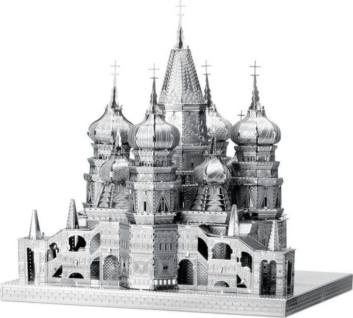 METAL EARTH 3D puzzle Chrám Vasila Blaženého (ICONX) - obrázek 1