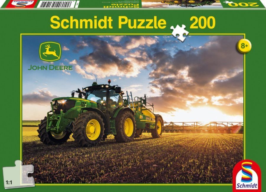 SCHMIDT Puzzle Traktor John Deere 6150R 200 dílků - obrázek 1