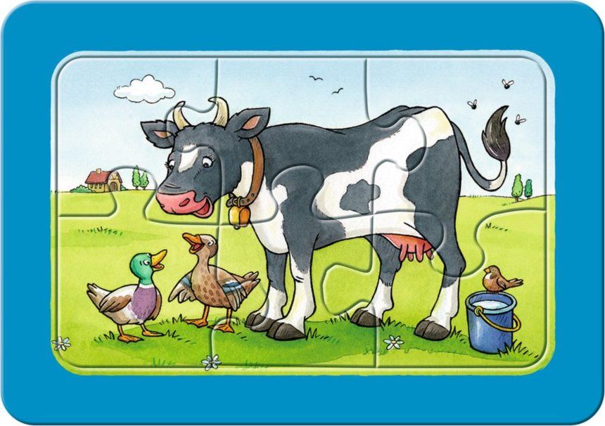 RAVENSBURGER Moje první puzzle Zvířecí kamarádi 3x6 dílků - obrázek 2