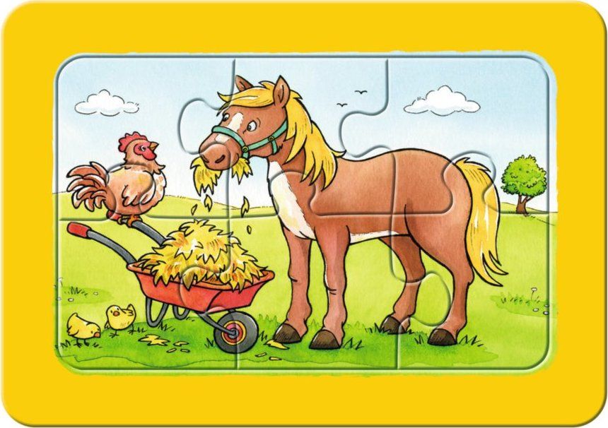 RAVENSBURGER Moje první puzzle Zvířecí kamarádi 3x6 dílků - obrázek 4