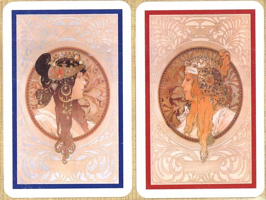Hrací karty Žolík (Kanasta) - Mucha: Sny, PIATNIK - obrázek 2