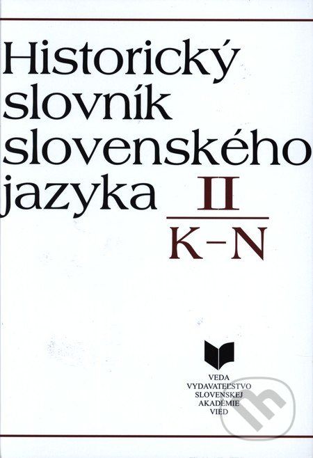 Historický slovník slovenského jazyka II (K - N) - - obrázek 1