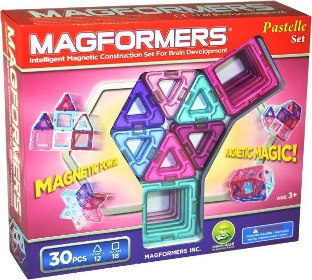 Magnetická stavebnice MAGFORMERS Pastelle Set - obrázek 1