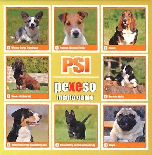 MIČÁNEK Rodinná hra Pexeso: Psi - obrázek 1