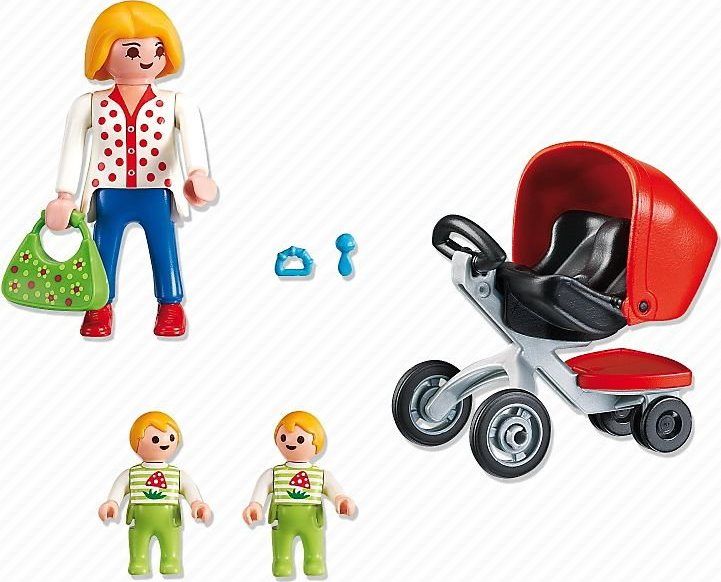 Playmobil 5573 Kočárek pro dvojčata - obrázek 2