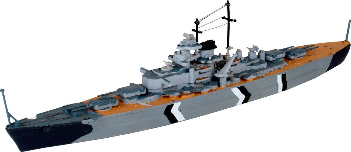REVELL ModelSet loď 65802 - Bismarck (1:1200) - obrázek 2