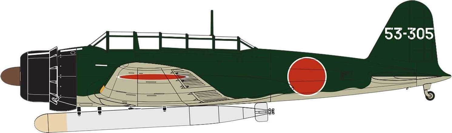 AIRFIX Classic Kit letadlo A04058 - Nakajima B5N2 Kate (1:72) - nová forma - obrázek 3
