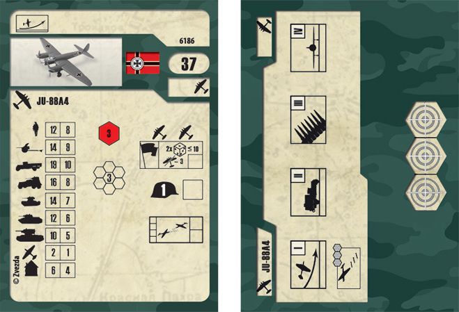 ZVEZDA Wargames (WWII) letadlo 6186 - Junkers Ju-88A4 (1:200) - obrázek 6