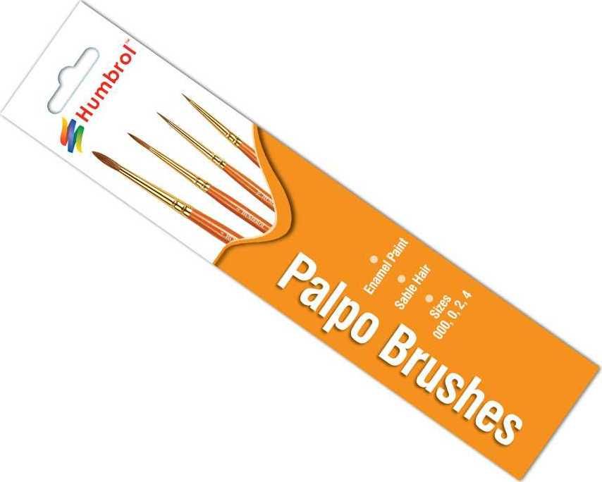 Humbrol Palpo Brush Pack AG4250 - sada štětců (velikost 000/0/2/4) - obrázek 2