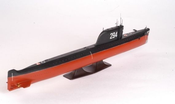 ZVEZDA Model Kit ponorka 9025 - K-19 Soviet Nuclear Submarine "Hotel" Class (1:350) - obrázek 2