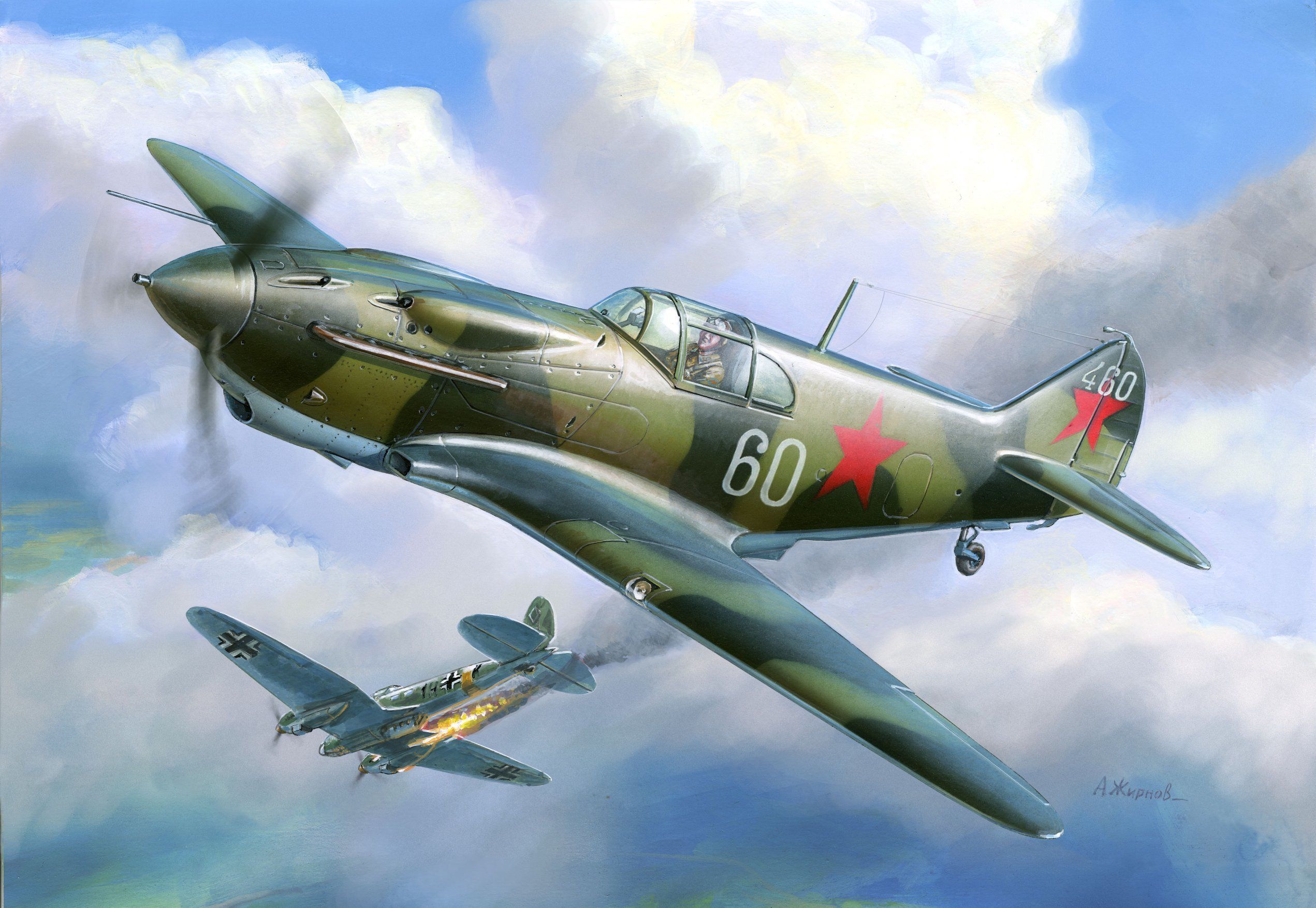 ZVEZDA Wargames (WWII) letadlo 6118 - Soviet Fighter LaGG-3 (1:144) - obrázek 3