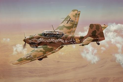 ITALERI Model Kit letadlo 1292 - JU-87 B-2/R-2 STUKA (1:72) - obrázek 4