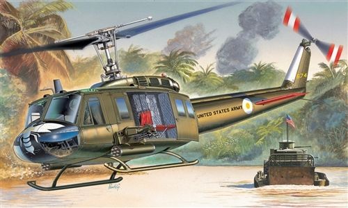 ITALERI Model Kit vrtulník 1247 - UH-1D IROQUOIS (1:72) - obrázek 1