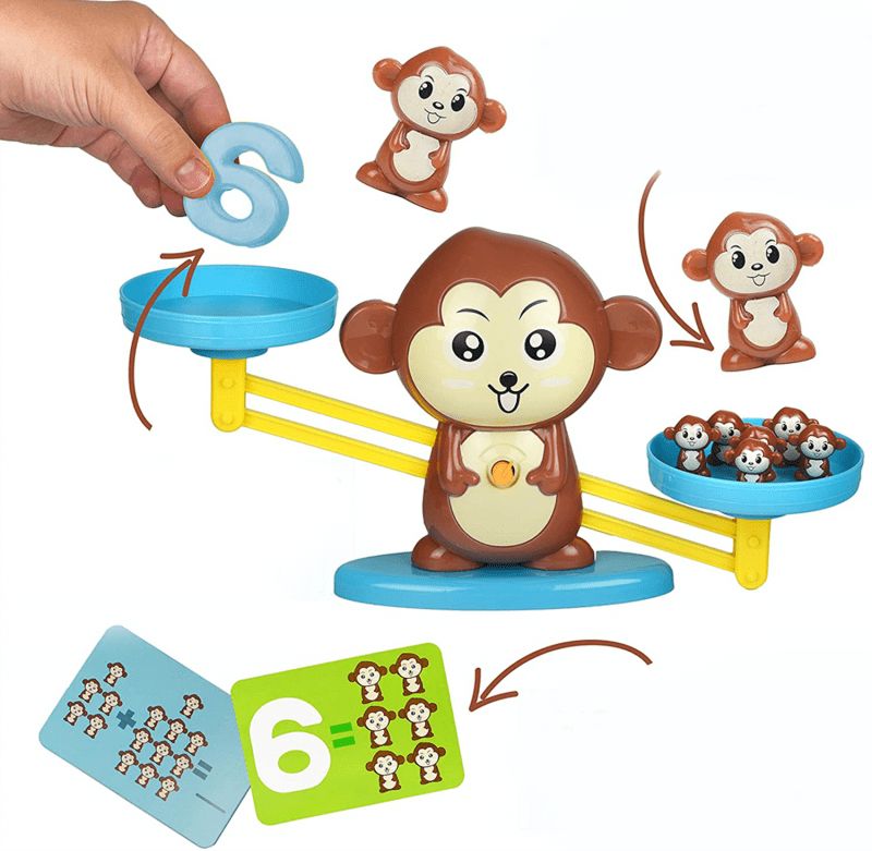 Alum online Vzdělávací opička - Opičí váha s čísly - obrázek 1