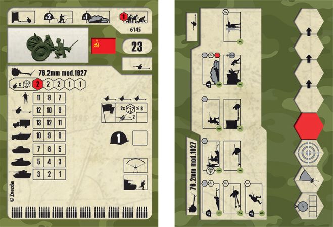 ZVEZDA Wargames (WWII) military 6145 - Soviet 76-mm Gun (1:72) - obrázek 5