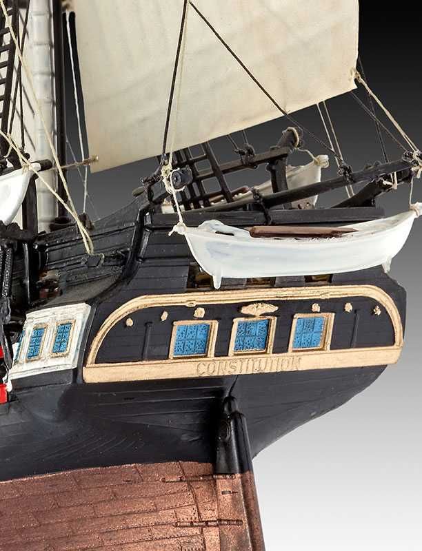 REVELL Plastic ModelKit loď 05472 - U.S.S. Constitution (1:146) - obrázek 4