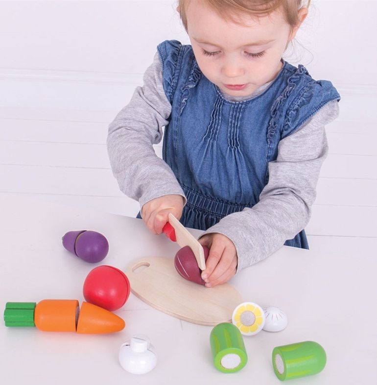 Bigjigs Toys Kráječí zeleniny v krabičce - obrázek 2