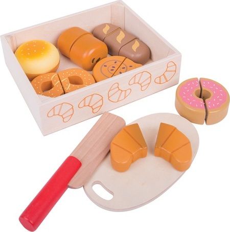 Bigjigs Toys Krájecí pečiva v krabičce - obrázek 1