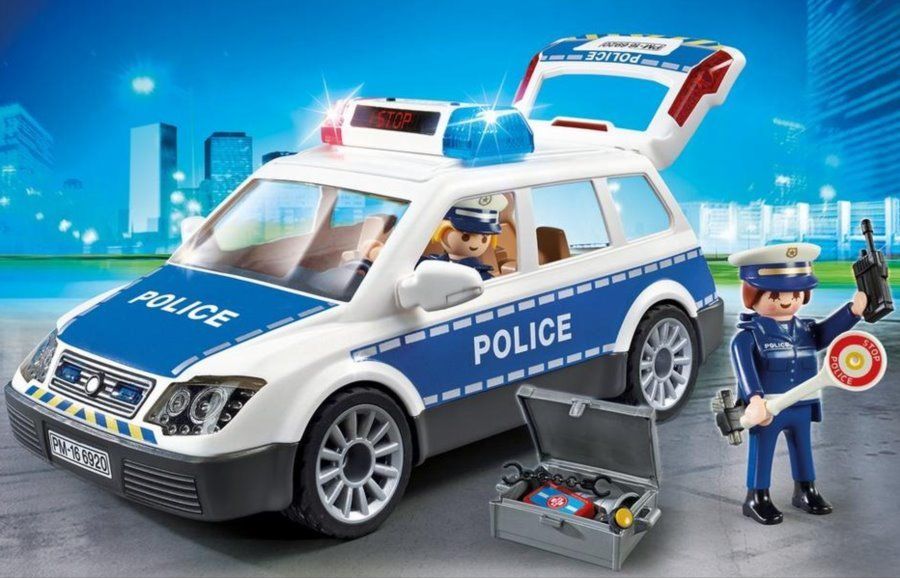 Playmobil 6920 POLICEJNÍ AUTO S MAJÁKEM - obrázek 1