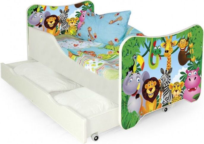 ATAN Dětská postel Happy Jungle - obrázek 1