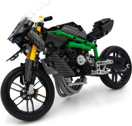 RHINOBOX Zelená motorka - obrázek 1