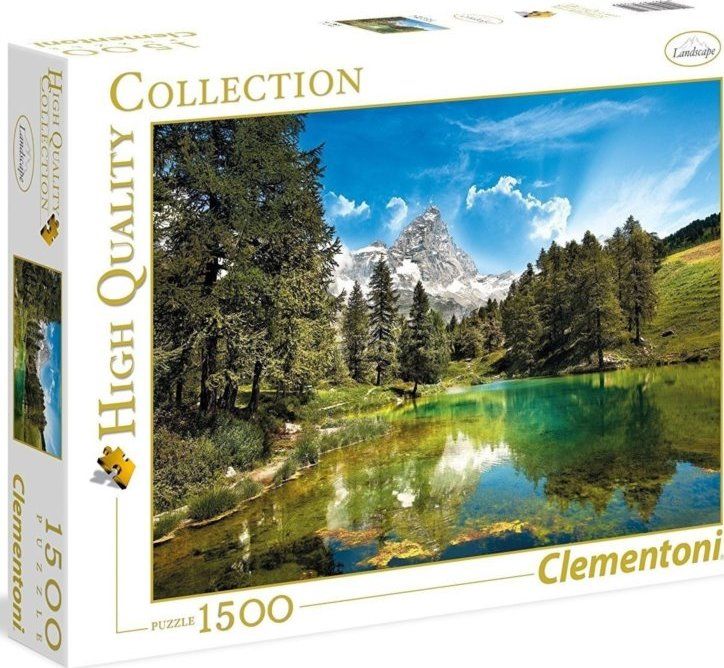 Clementoni - Puzzle 1500, Modré jezero - obrázek 2