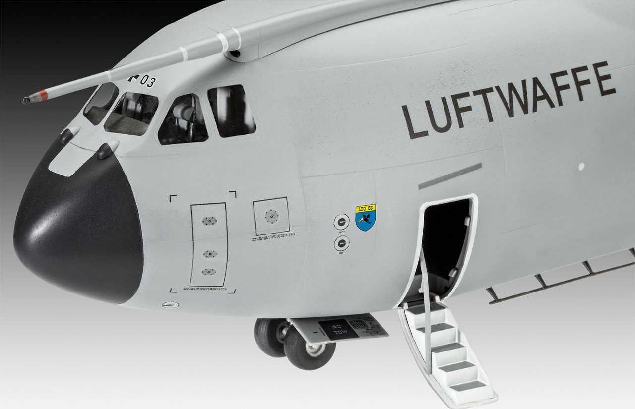 REVELL Plastic ModelKit letadlo 03929 - Airbus A400M ATLAS (1:72) - obrázek 3